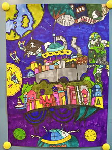 科技生活，通过绘画作品探索未来世界